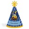 Big Dot of Happiness Construction Truck - Cone Happy Birthday Party Hats for Kids and Adults - Set of 8 (Standard Size)